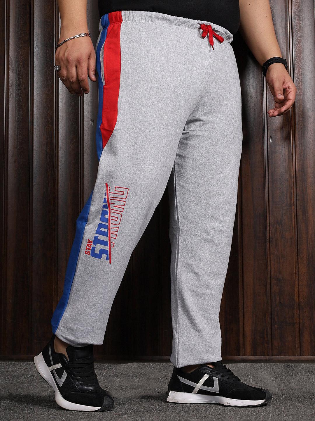 Men Plus Size Lukus Printed Trackpant - bigbanana