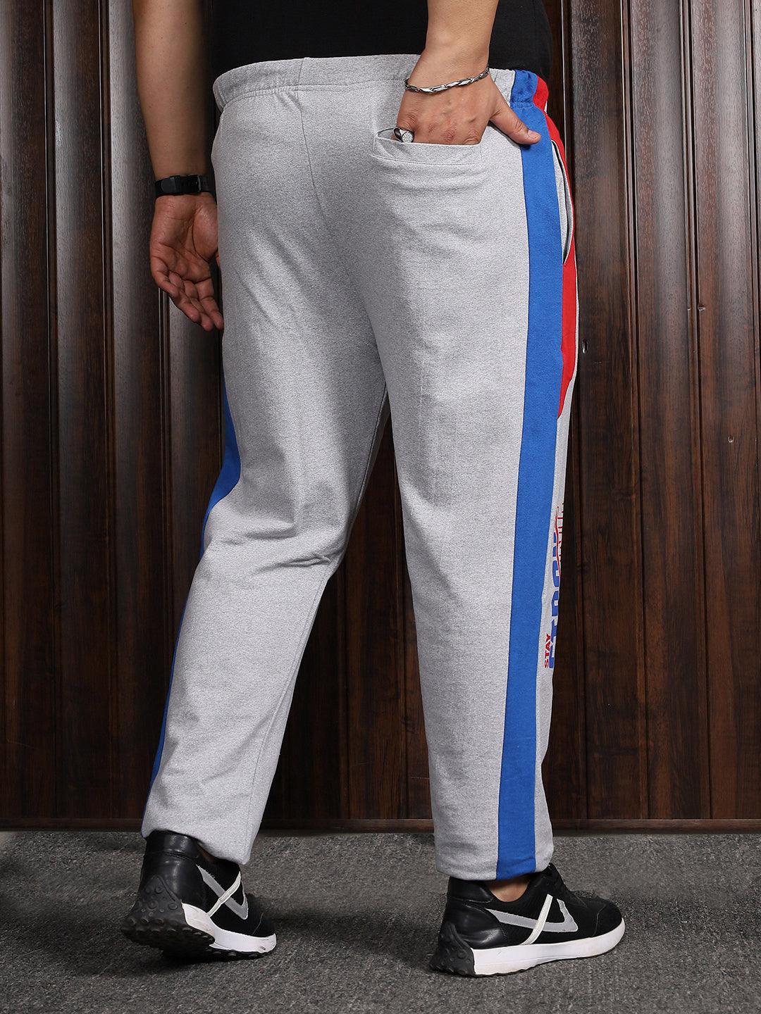 Men Plus Size Lukus Printed Trackpant - bigbanana