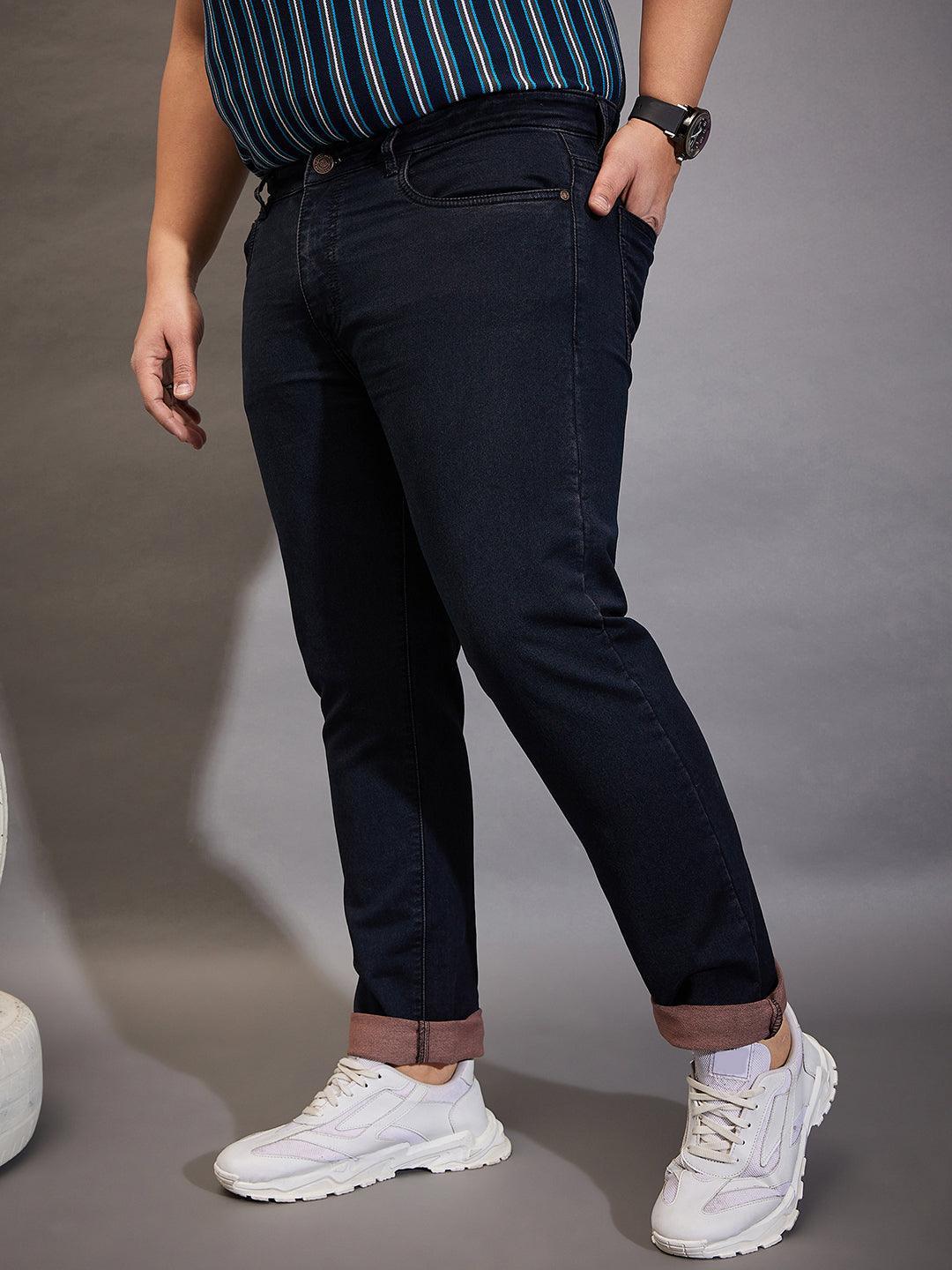 Men Plus Size Macman Tinted Wash Jeans - bigbanana