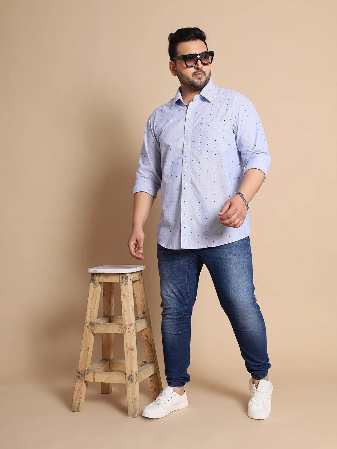 Men Plus Size Moding Printed Shirt - bigbanana