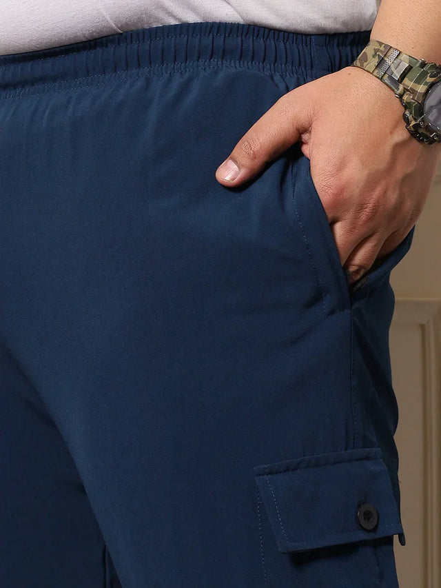 Men Plus Size Nanjing Solid Trackpant - bigbanana