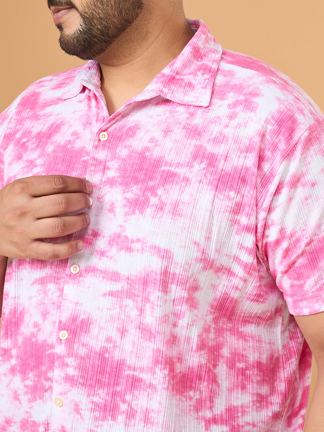 Men Plus Size Nimbus Multicolor Printed Casual Shirt