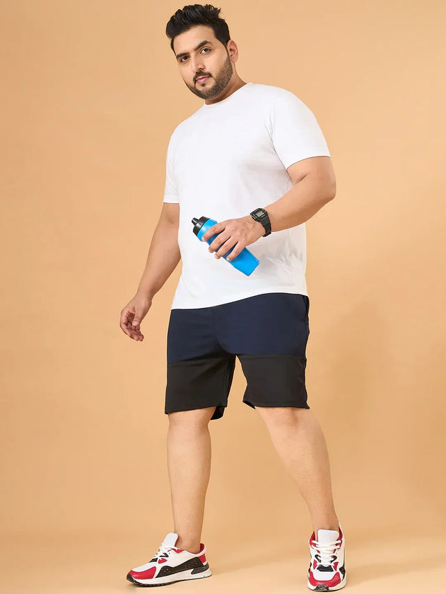 Men Plus Size Noctis Colorblock Shorts