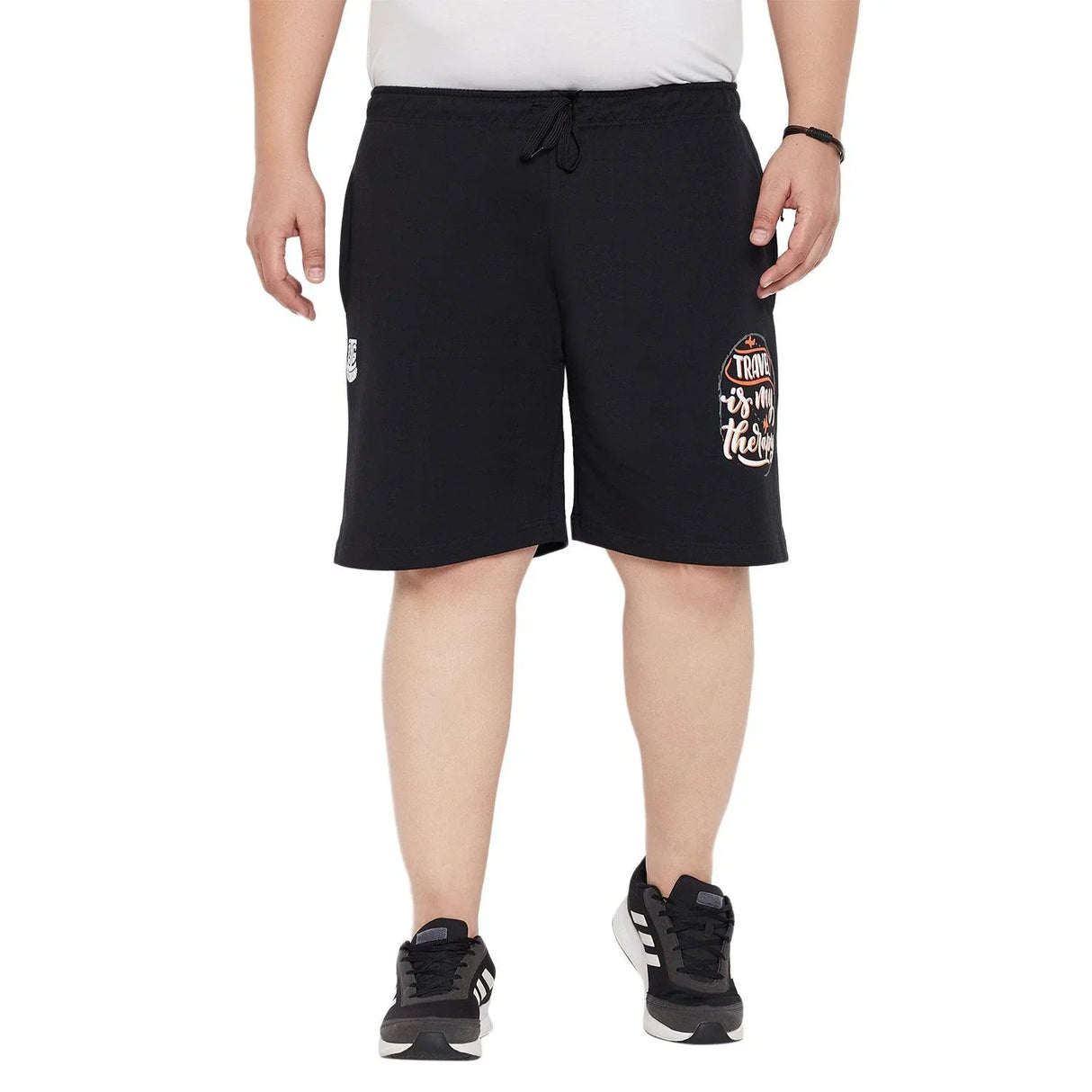 Men Plus Size Octavia Printed Shorts - bigbanana