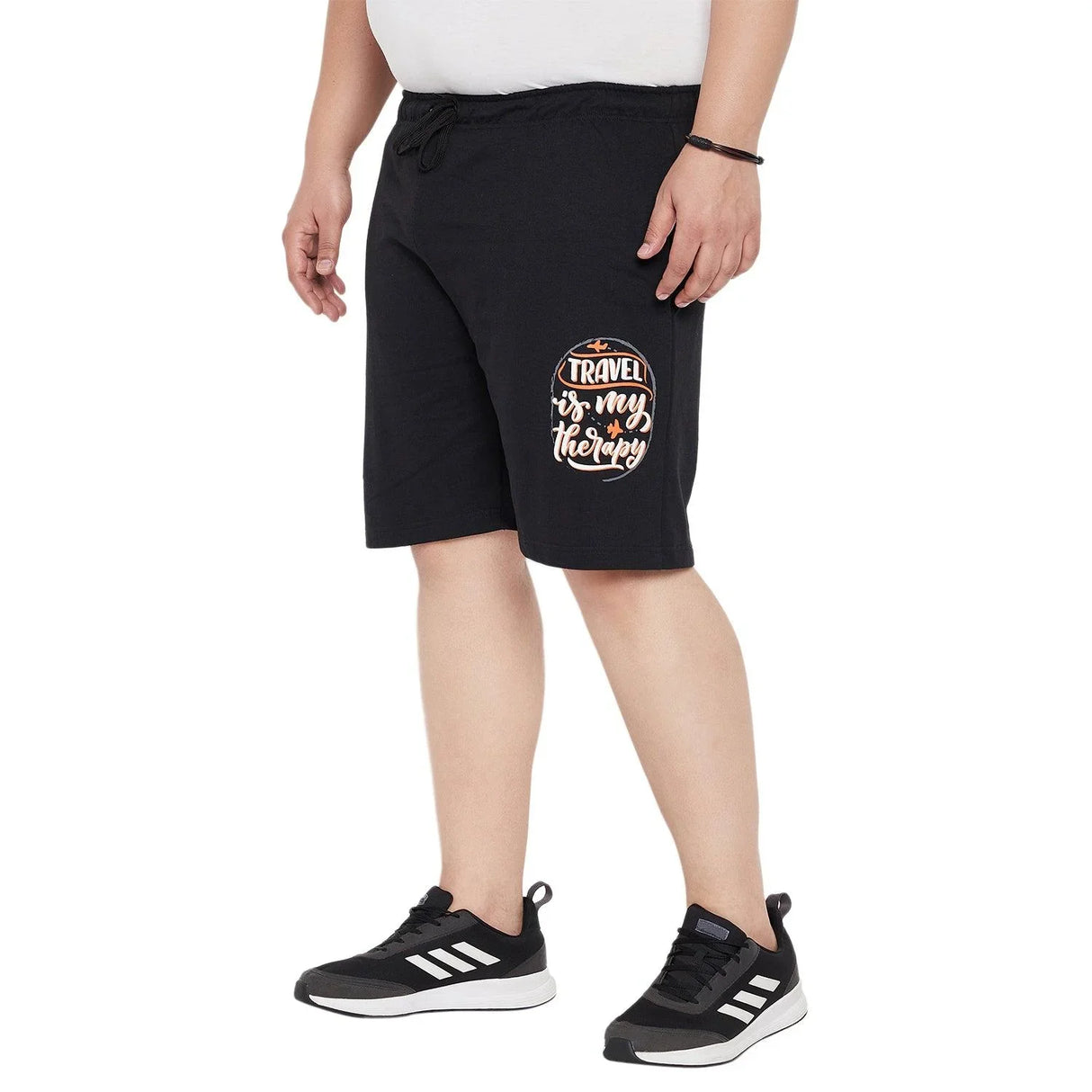 Men Plus Size Octavia Printed Shorts - bigbanana