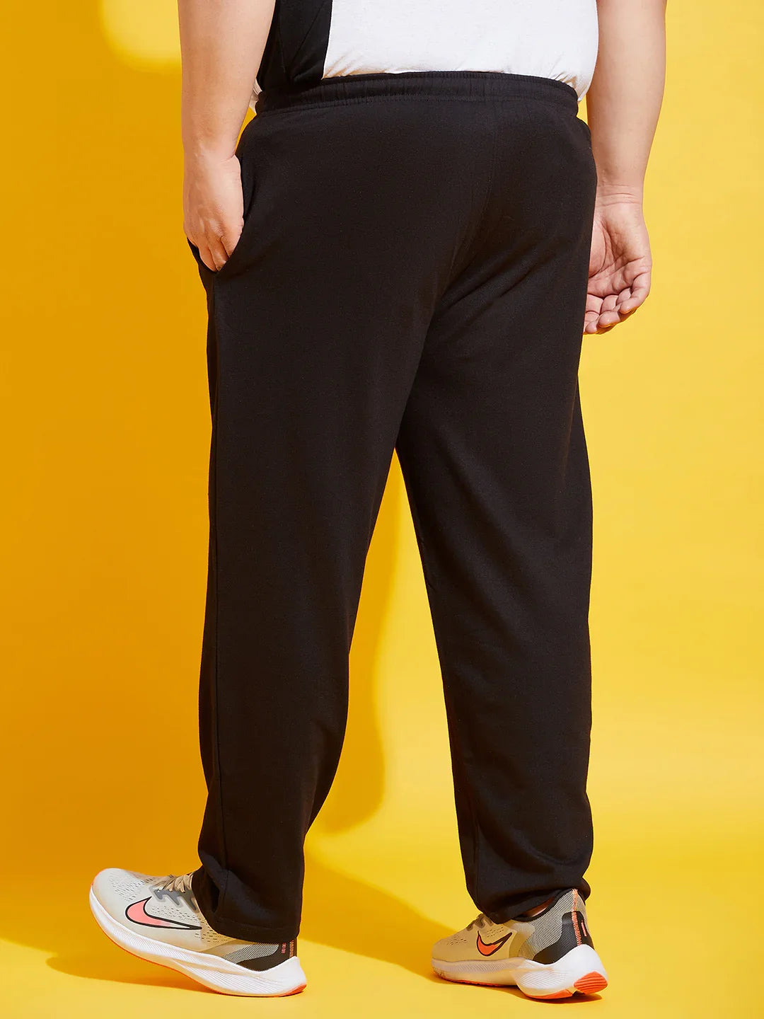 Men Plus Size Oxn-BL Solid Trackpant - bigbanana