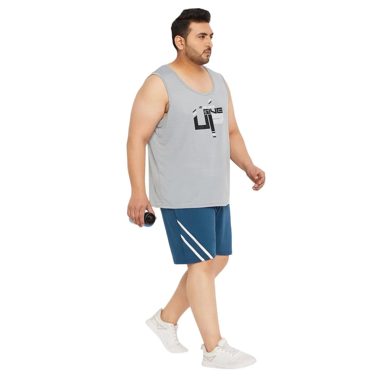 Men Plus Size Peterson Solid Shorts - bigbanana