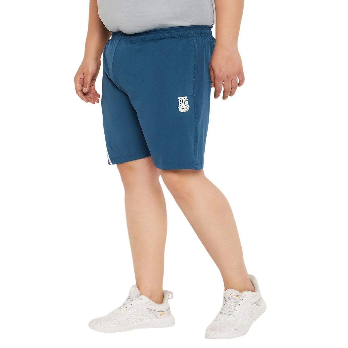 Men Plus Size Peterson Solid Shorts - bigbanana