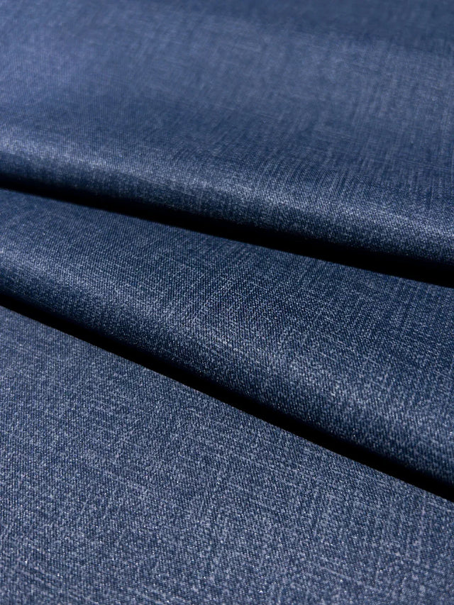 Men Plus Size Pristine-Navy Blue Textured Formal Pants