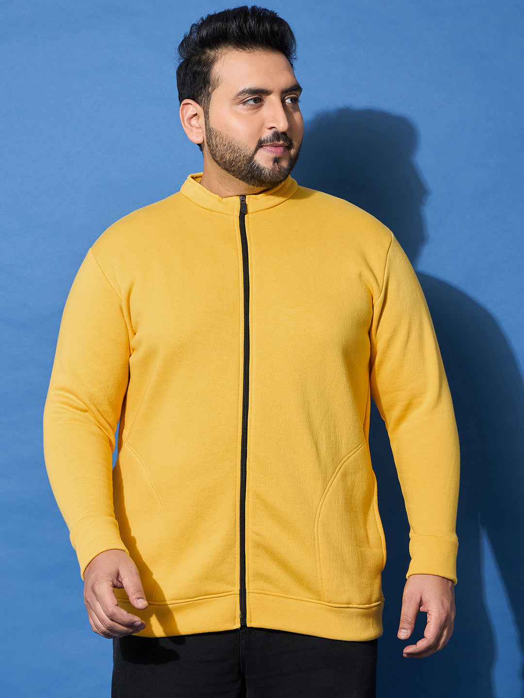 Men Plus Size Racket Printed Jacket
