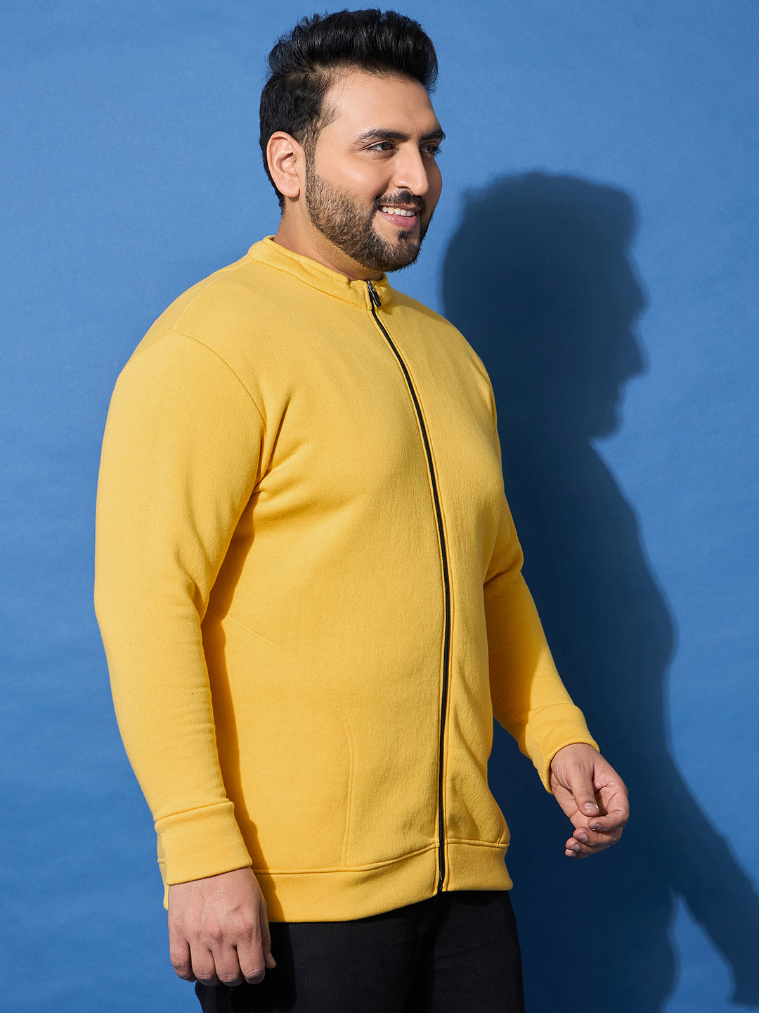 Men Plus Size Racket Printed Jacket