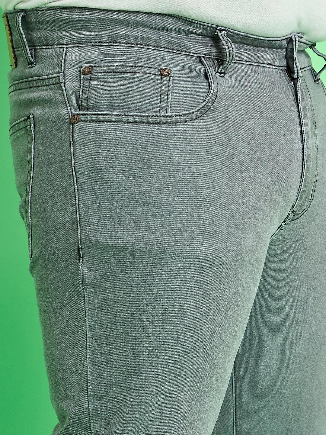 Men Plus Size Cade Solid Jeans - bigbanana