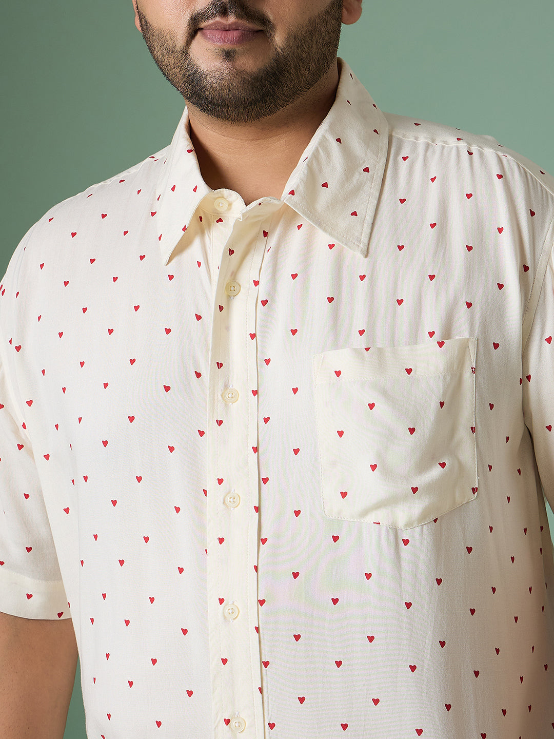 Men Plus Size Rava Printed Shirt - bigbanana