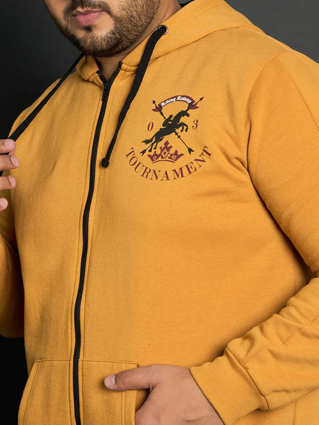 Men Plus Size Rinconada Solid Sweatshirts - bigbanana