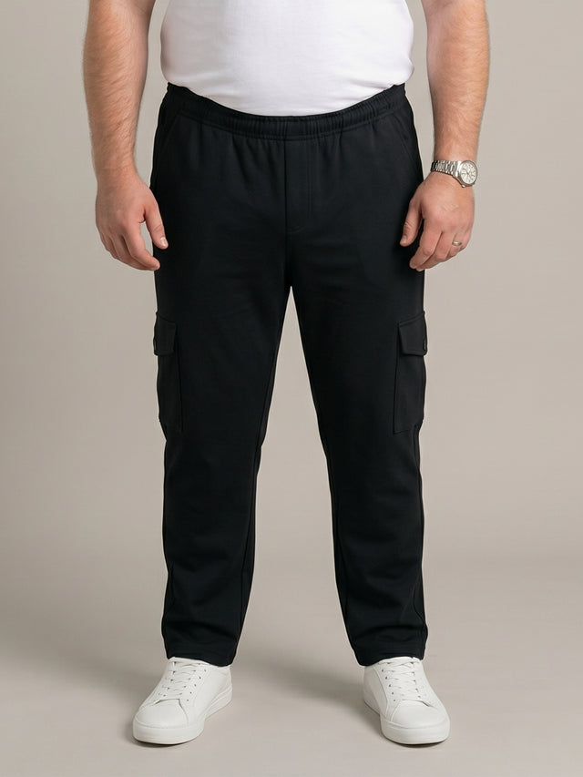 Men Plus Size Rokke Maroon Solid Trackpants