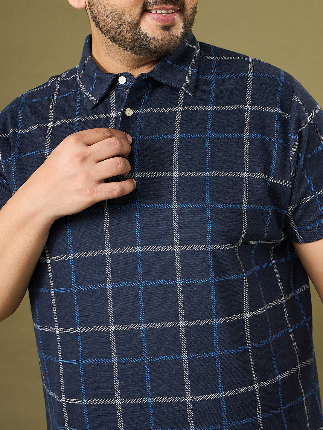 Men Plus Size Section Polo Tshirt