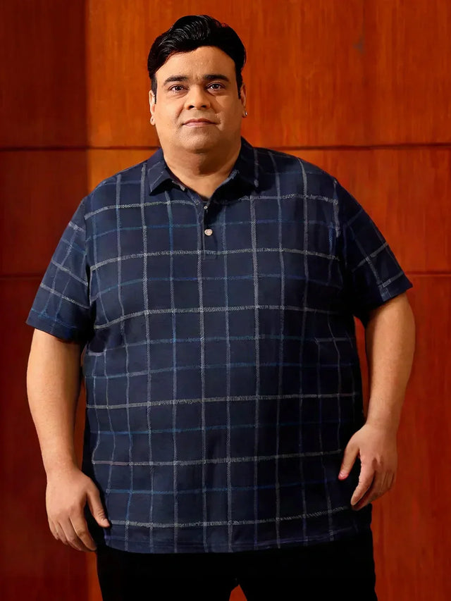 Men Plus Size Section Polo Tshirt