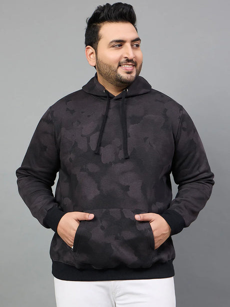 Men Plus Size Simeone Printed Sweatshirt - bigbanana