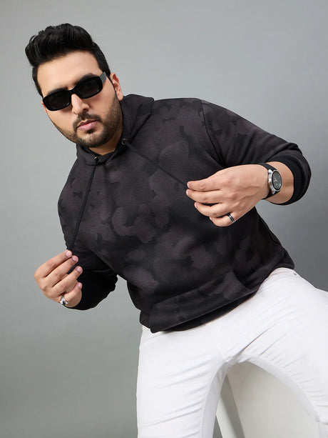 Men Plus Size Simeone Printed Sweatshirt - bigbanana