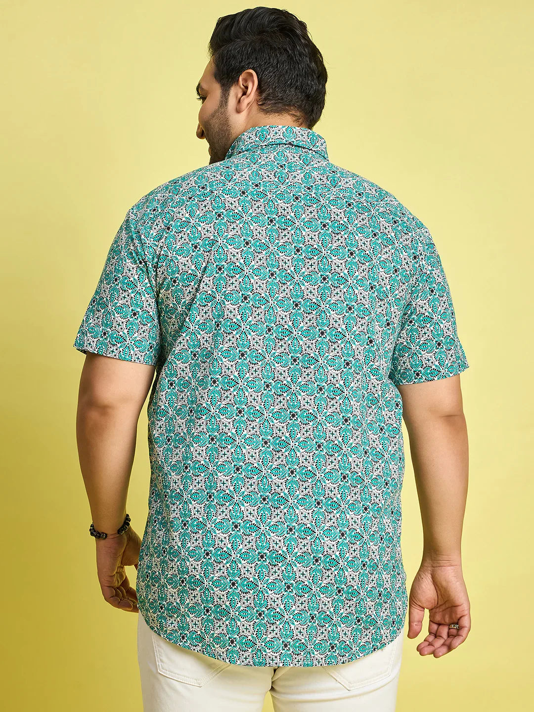Men Plus Size Simon Floral Print Multi color shirt - bigbanana