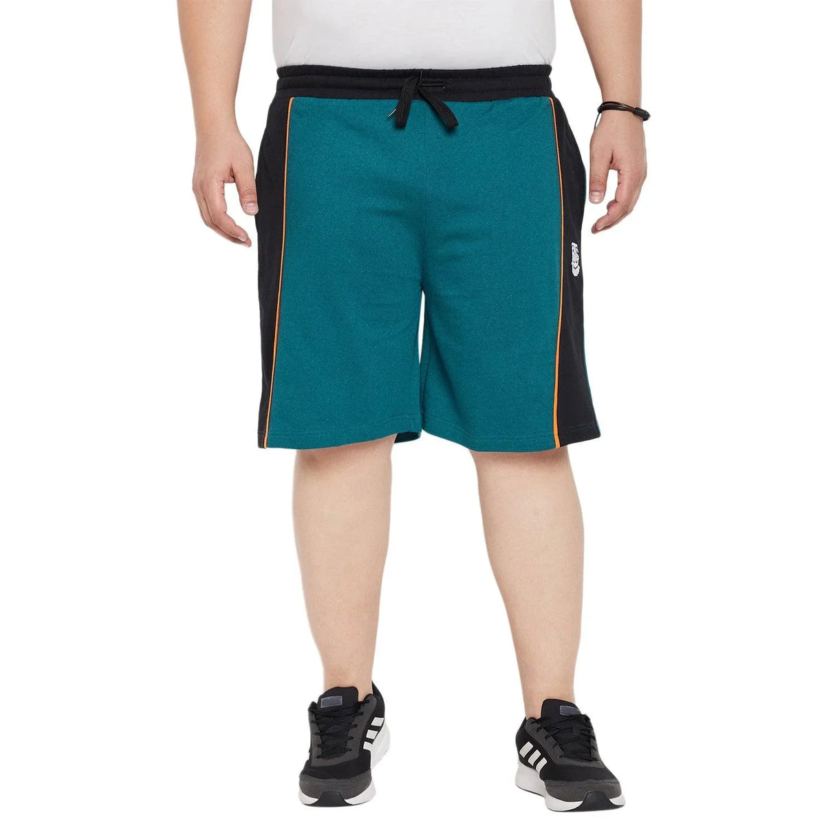 Men Plus Size Skoda Colorblock Shorts - bigbanana