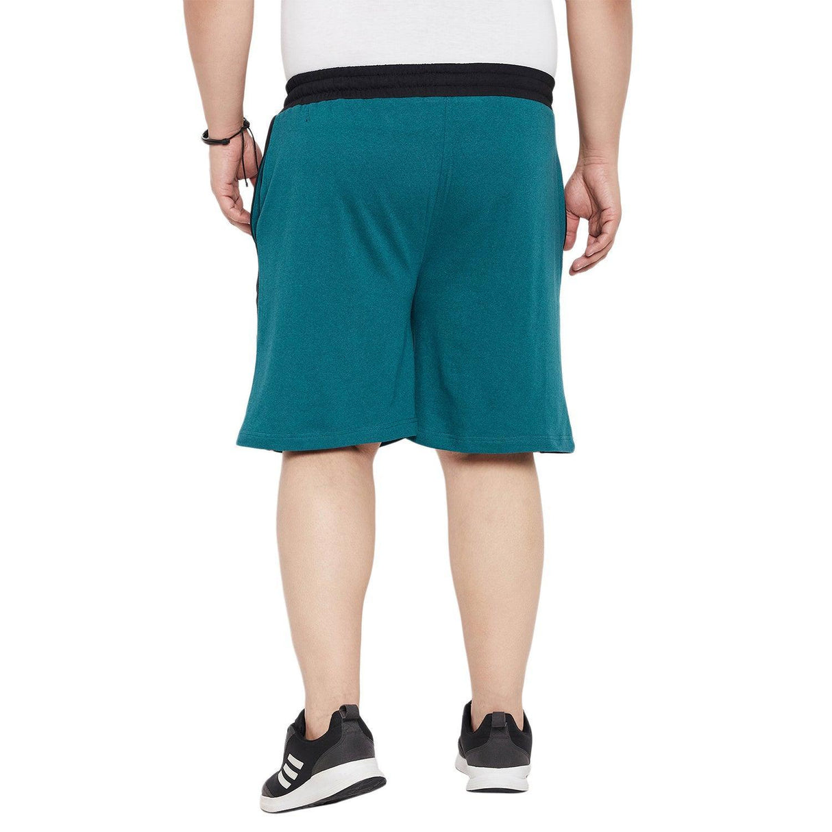 Men Plus Size Skoda Colorblock Shorts - bigbanana