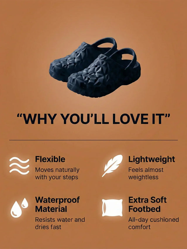 bigbanana Sparkler-Navy Unisex Clogs