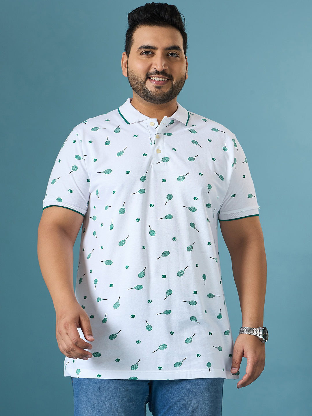 Men Plus Size Striker Polo Tshirt