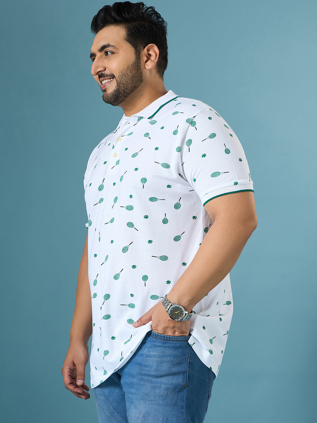 Men Plus Size Striker Polo Tshirt