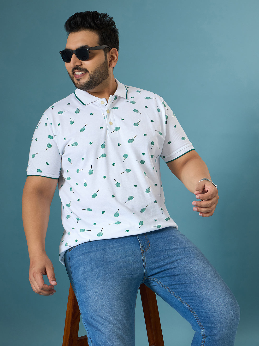 Men Plus Size Striker Polo Tshirt