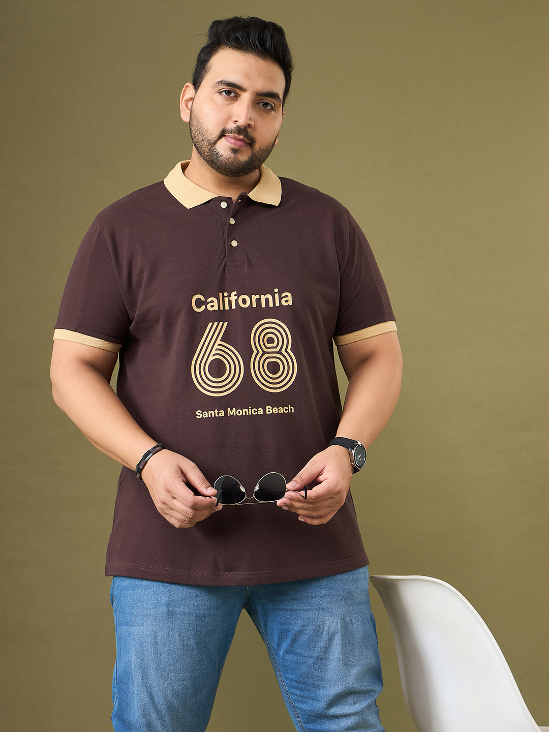 Men Plus Size Surfside Polo Tshirt