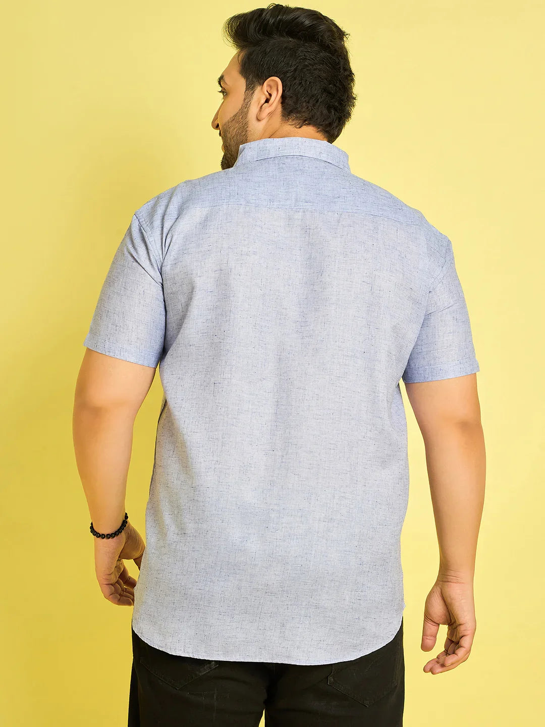 Men Plus Size Cruz Solid Shirt - bigbanana