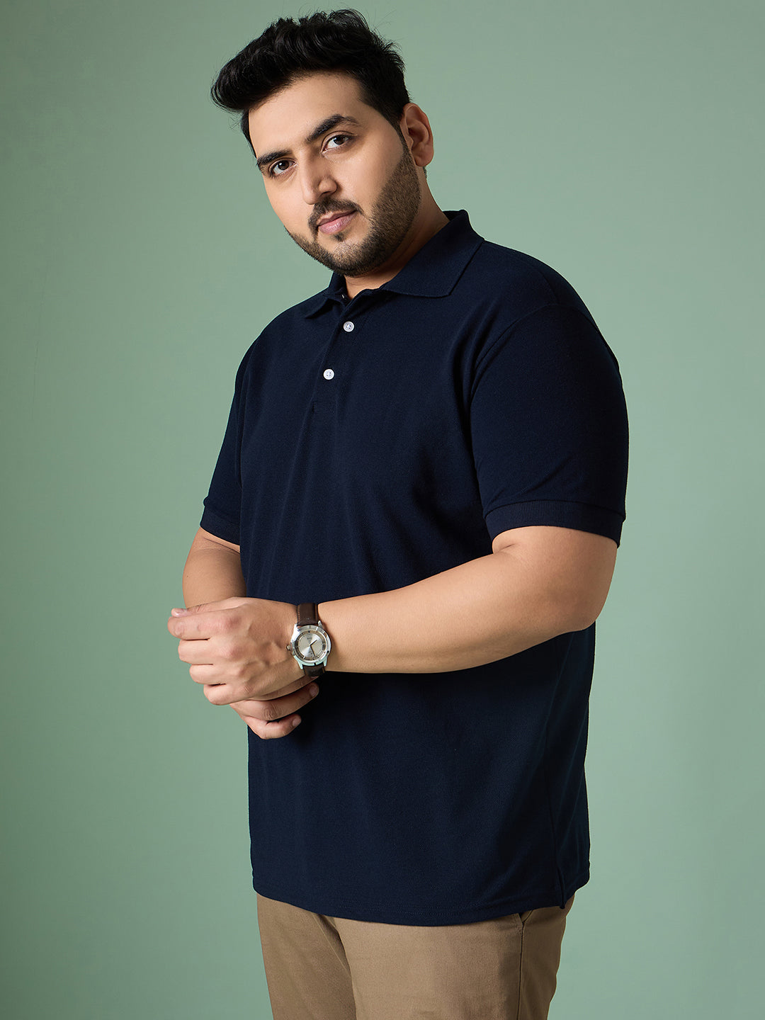 Men Plus Size Trendyx Polo Tshirt - bigbanana