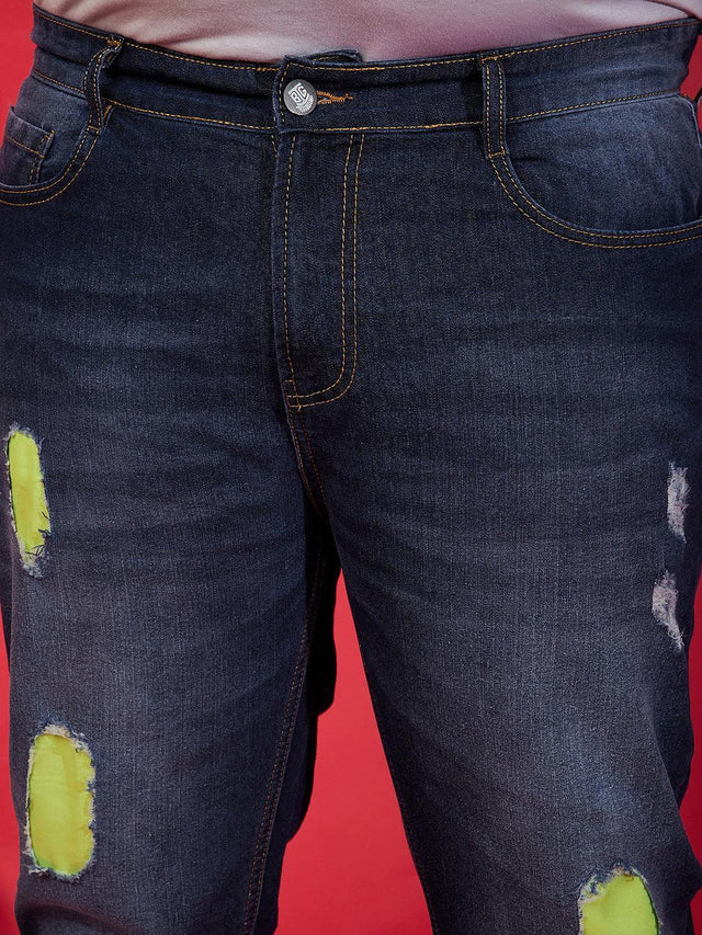 Men Plus Size Vanko Washed Jeans - bigbanana