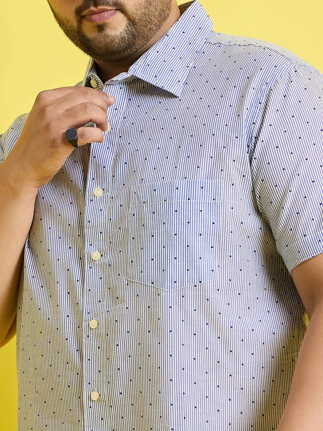 Men Plus Size Vigo Printed Shirt - bigbanana