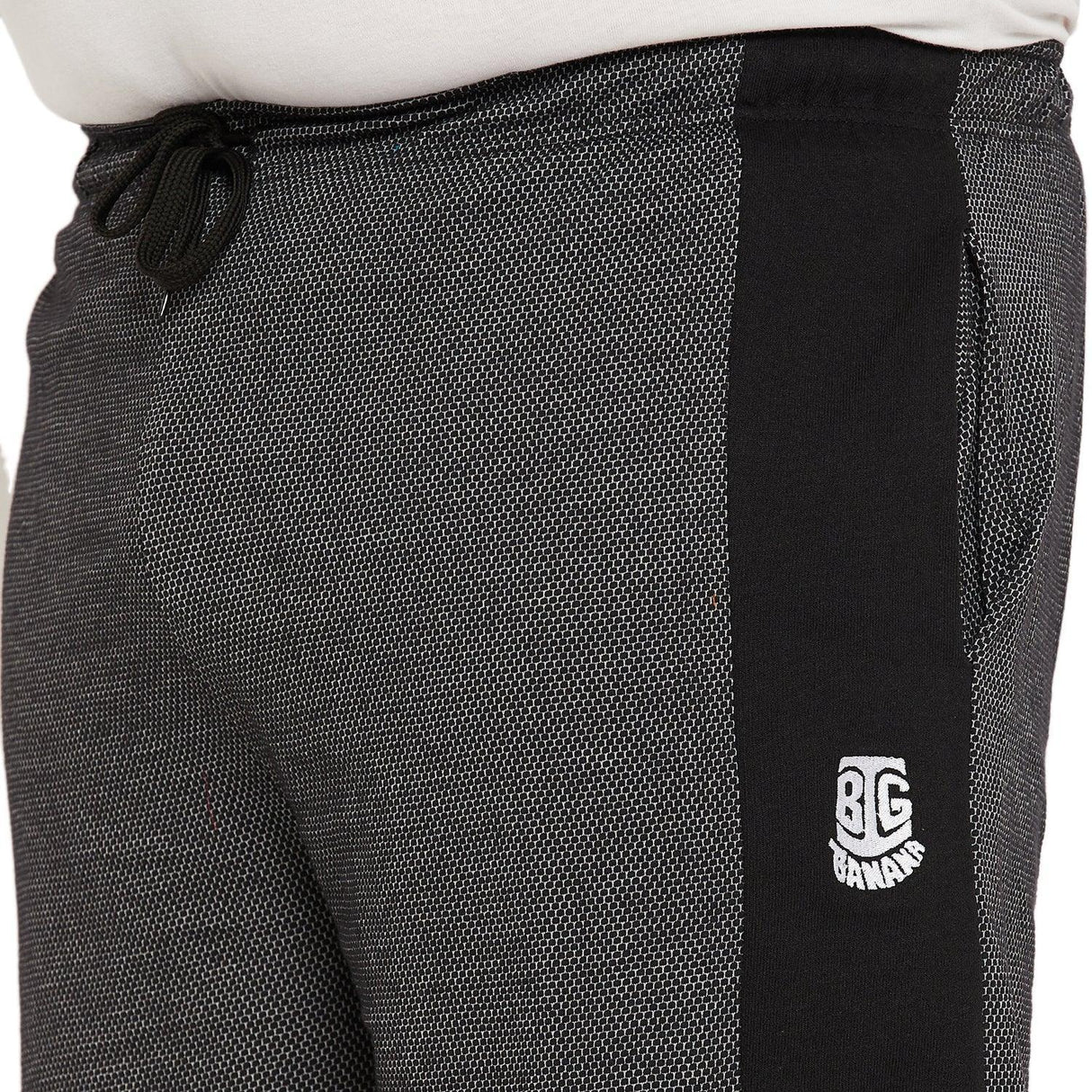 Men Plus Size Volcano Textured Shorts - bigbanana