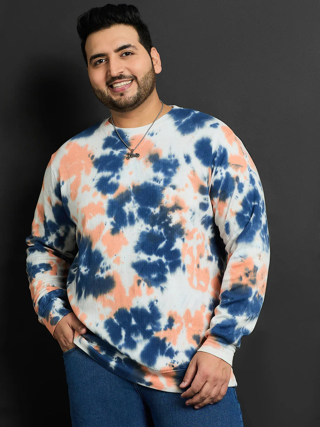 Men Plus Size Washington Printed Round Neck Tshirt - bigbanana