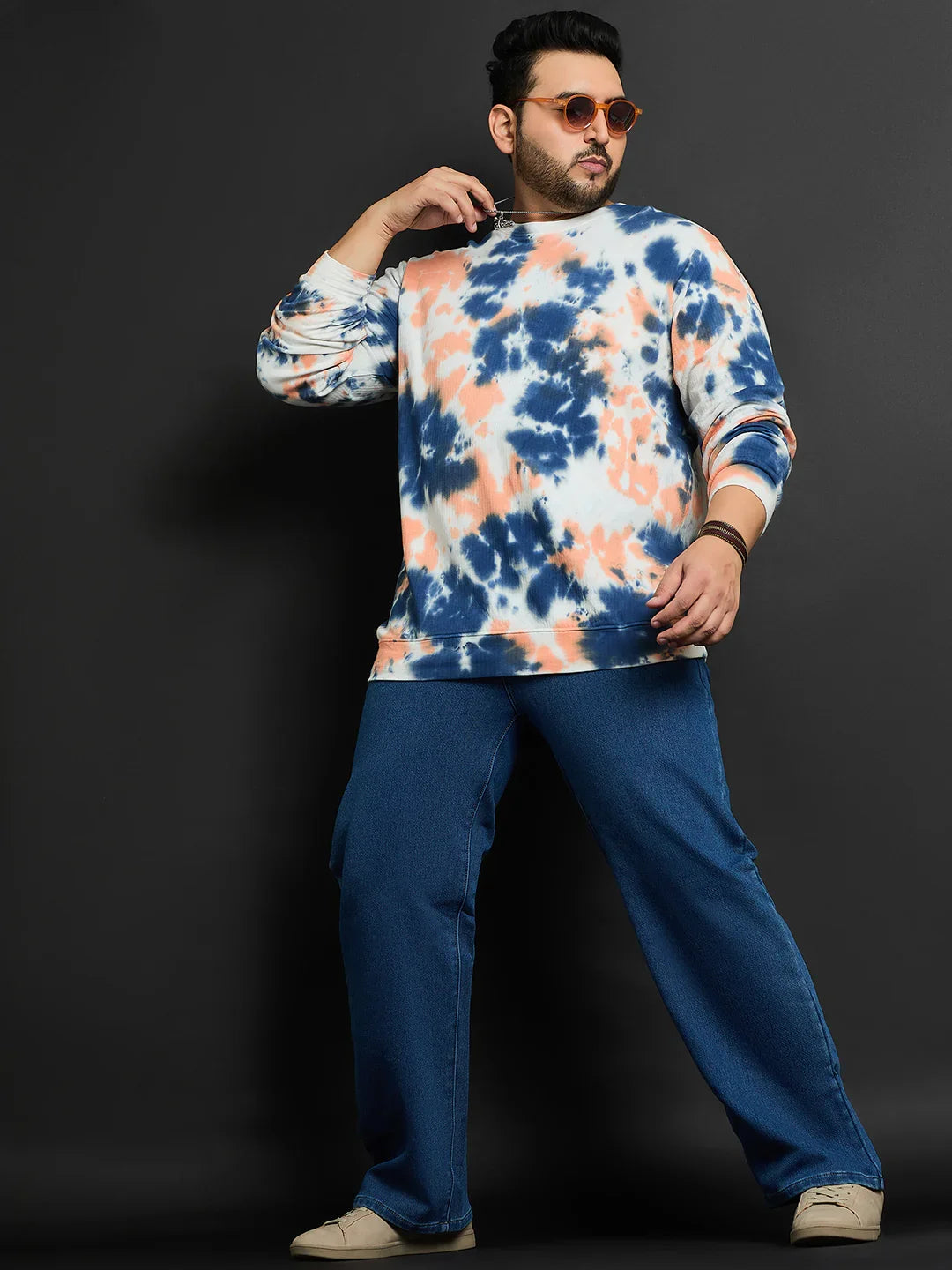 Men Plus Size Washington Printed Round Neck Tshirt - bigbanana