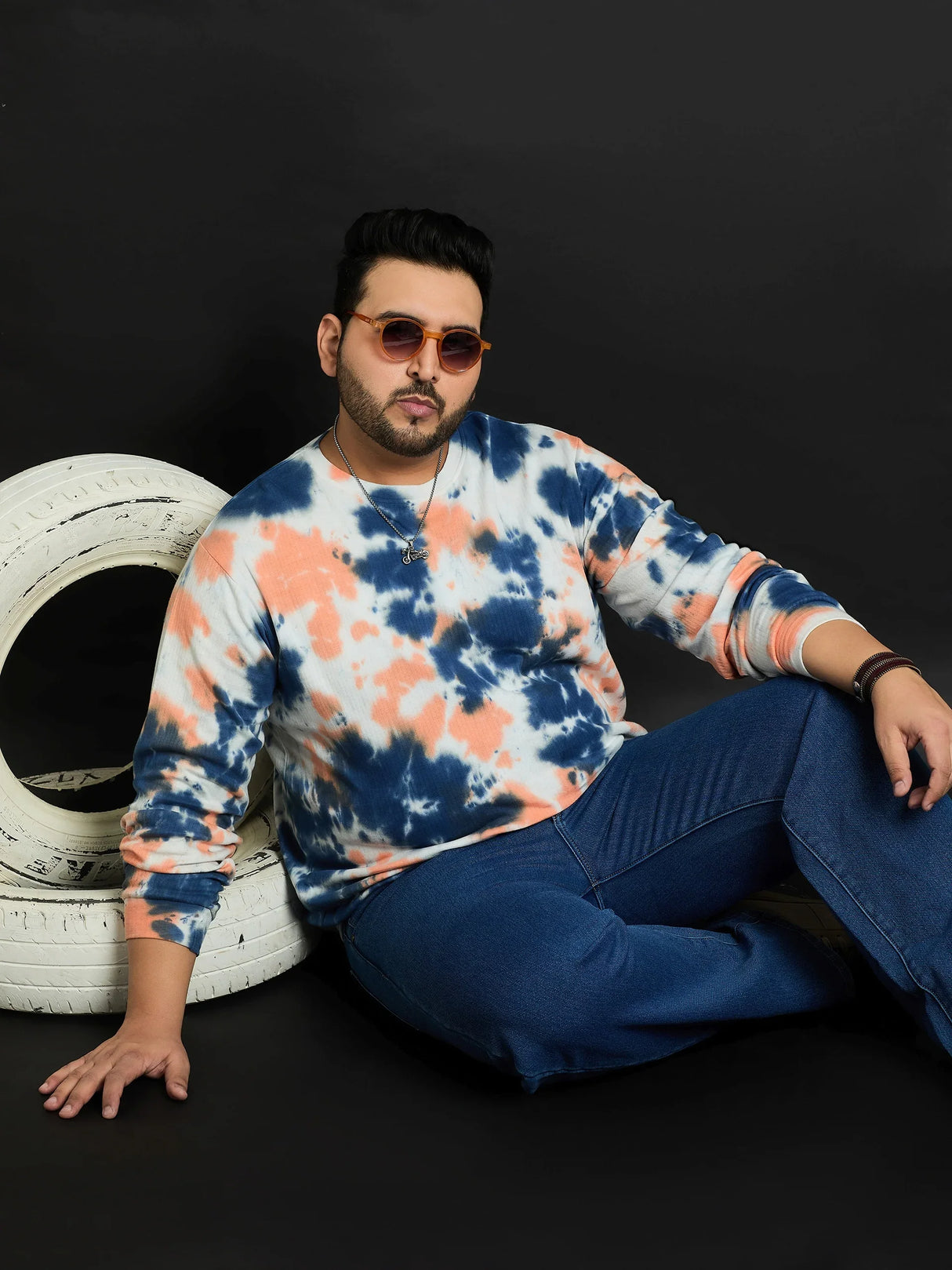 Men Plus Size Washington Printed Round Neck Tshirt - bigbanana