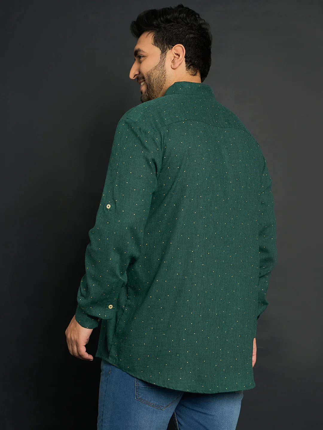 Men Plus Size Kane Printed Kurta - bigbanana