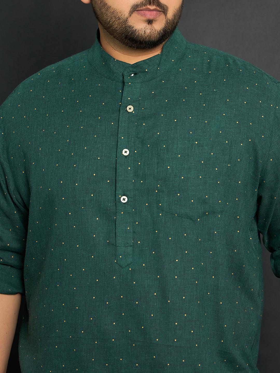 Men Plus Size Kane Printed Kurta - bigbanana