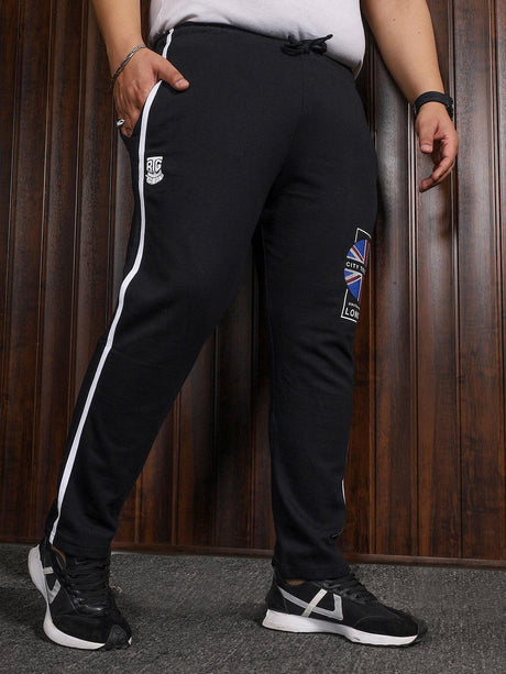 Men Plus Size Hogan Printed Trackpant - bigbanana