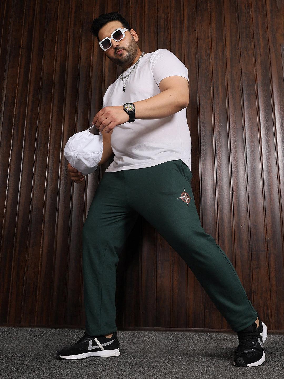 Men Plus Size Vince Printed Trackpant - bigbanana