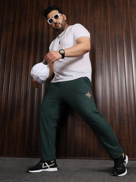 Men Plus Size Vince Printed Trackpant - bigbanana