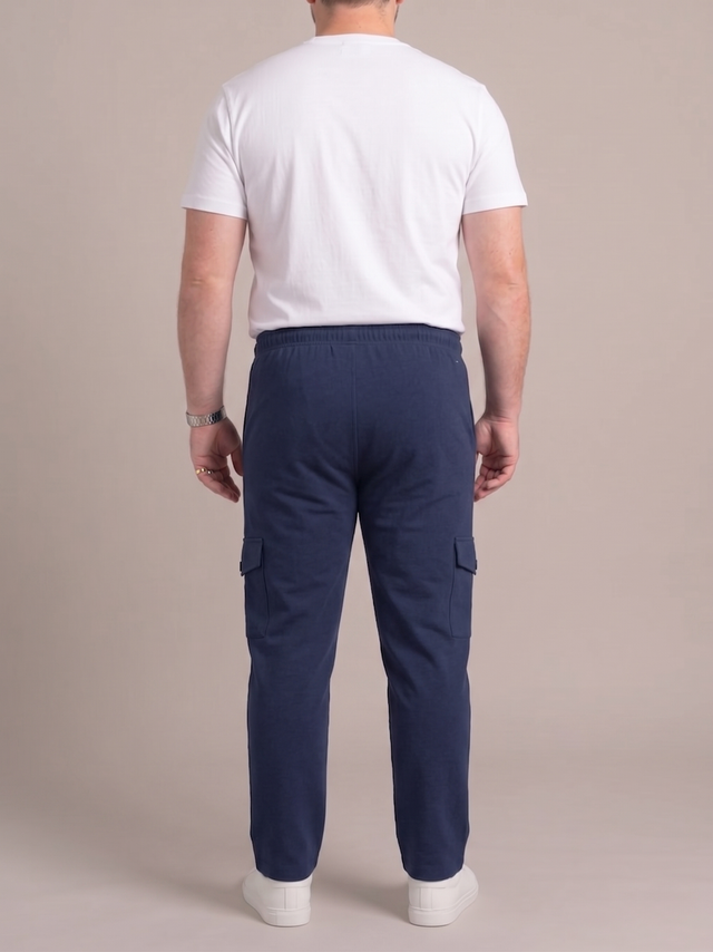 Men Plus Size Chicago Solid Trackpant