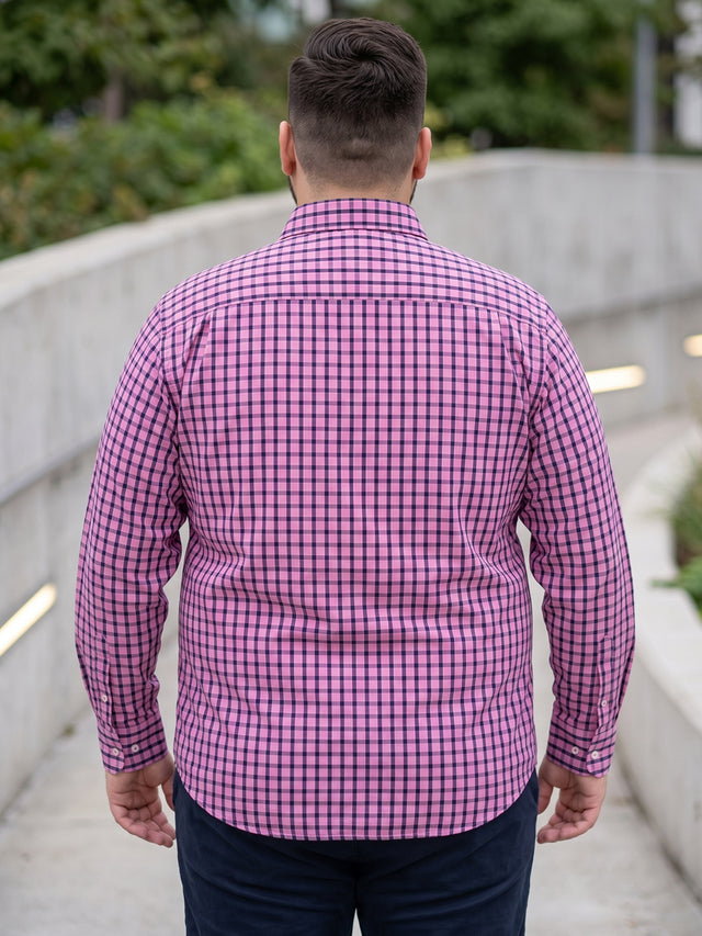 Men Plus Size Tadhg Multi Check Shirts