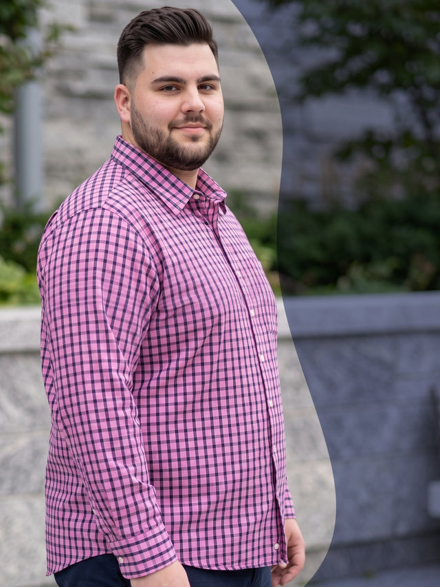 Men Plus Size Tadhg Multi Check Shirts