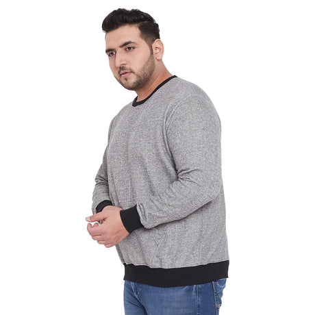 Men Plus Size Hayden Solid Sweatshirt - bigbanana