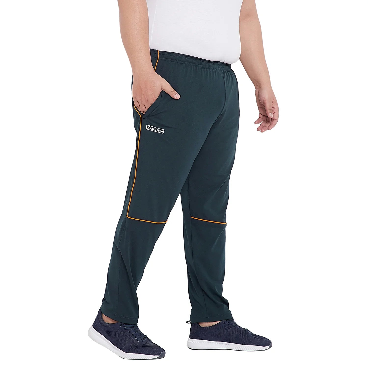 Men Plus Size Kacy Solid Trackpant - bigbanana