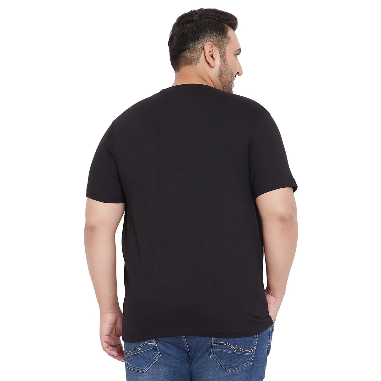 Men Plus Size Farlay-B Printed Round Neck Tshirt - bigbanana